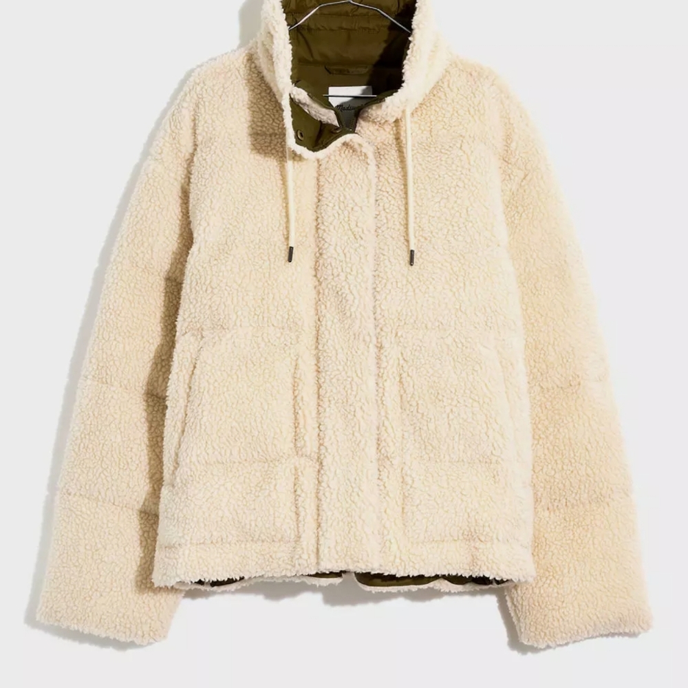 Madewell Sherpa Puffer Jacket